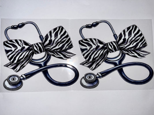 Black & White Bow Stethoscope