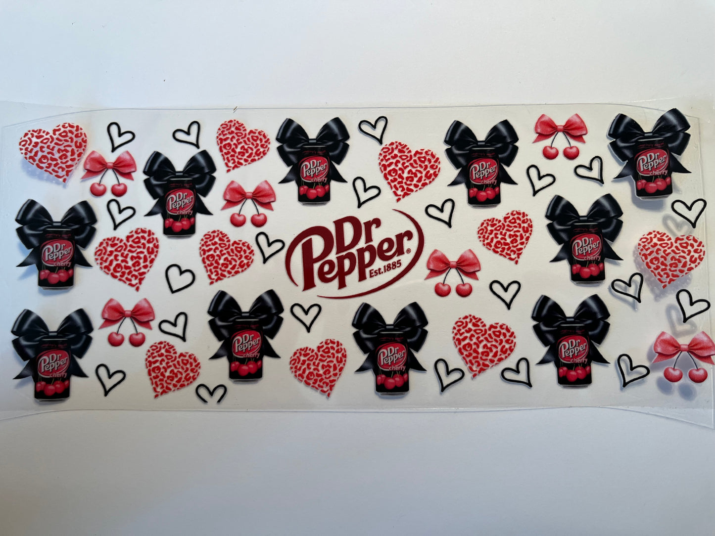 Dr Pepper with Black Bows