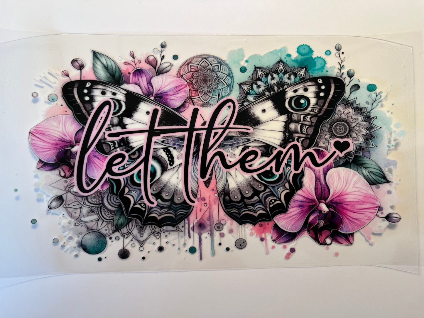 Let Them Watercolor Butterfly