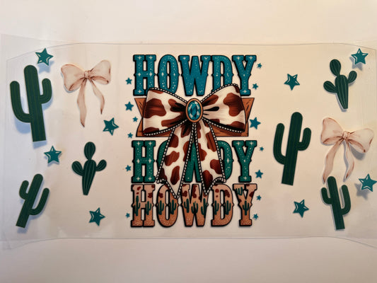 Howdy Howdy Howdy with Cactus & Bows