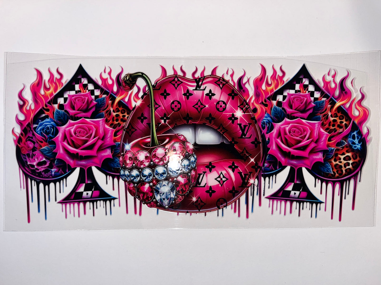 LV Lips Spades & Cherries