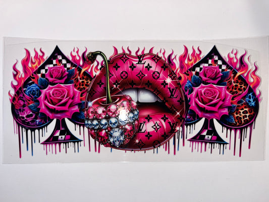 LV Lips Spades & Cherries