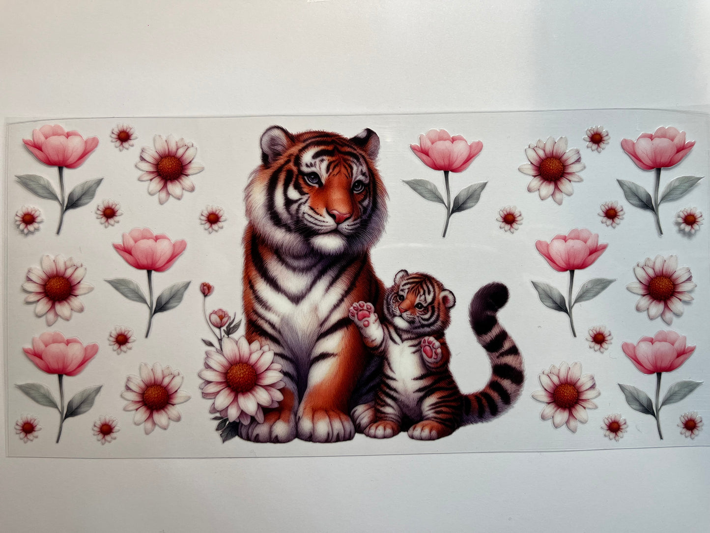 Tigers with Flowers