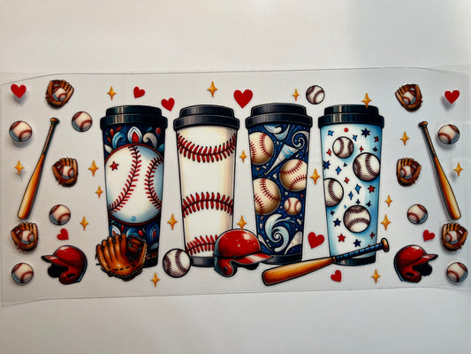 Baseball Coffee Cups