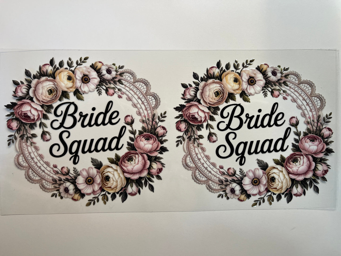 Bride Squad with Flowers