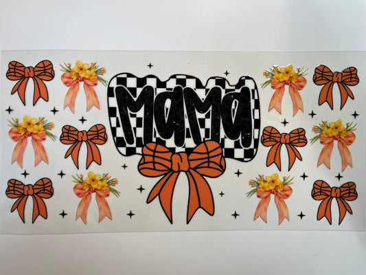 Black Mama with Basketball Bow