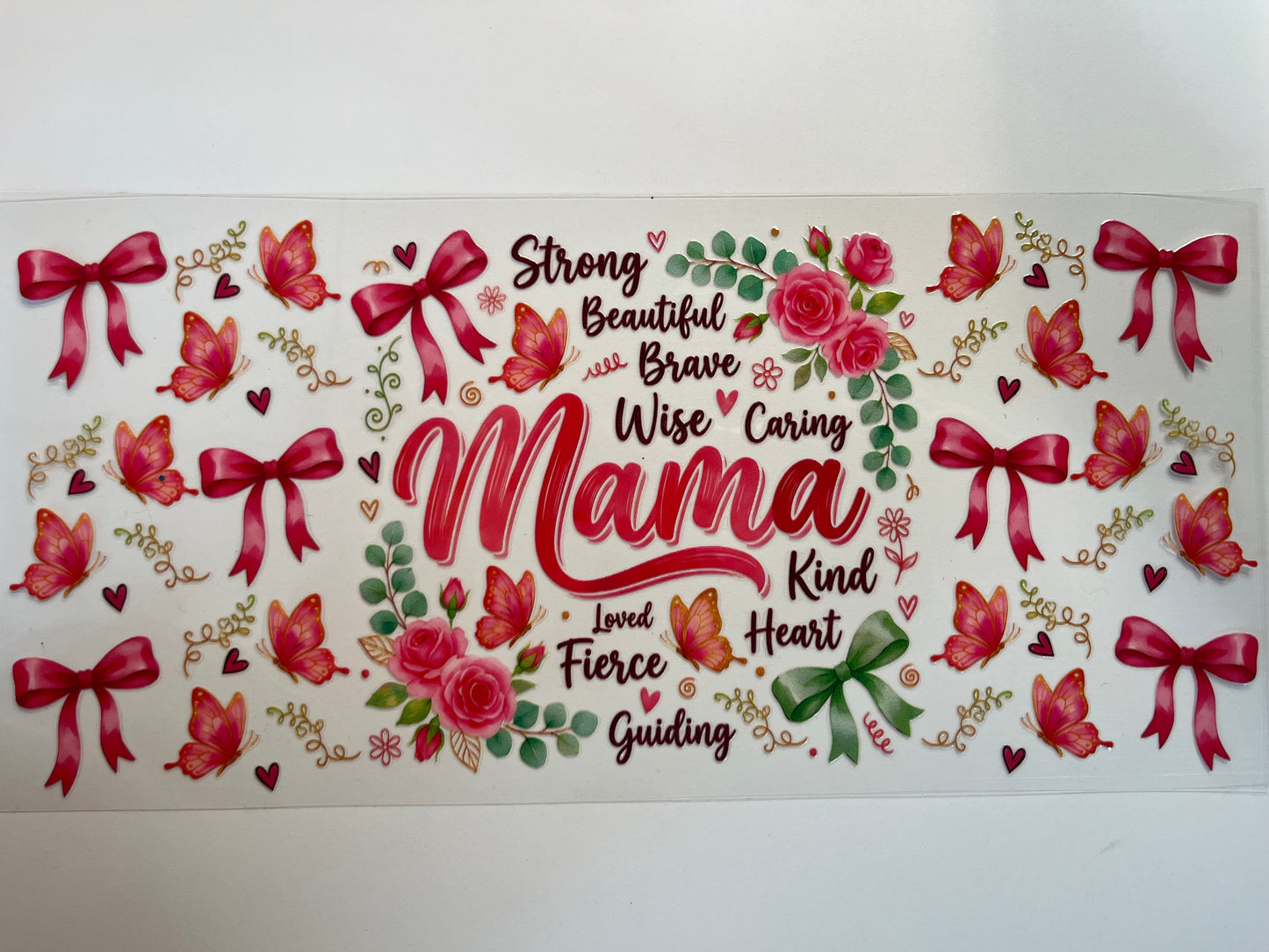 Pink Mama with Bows & Flowers