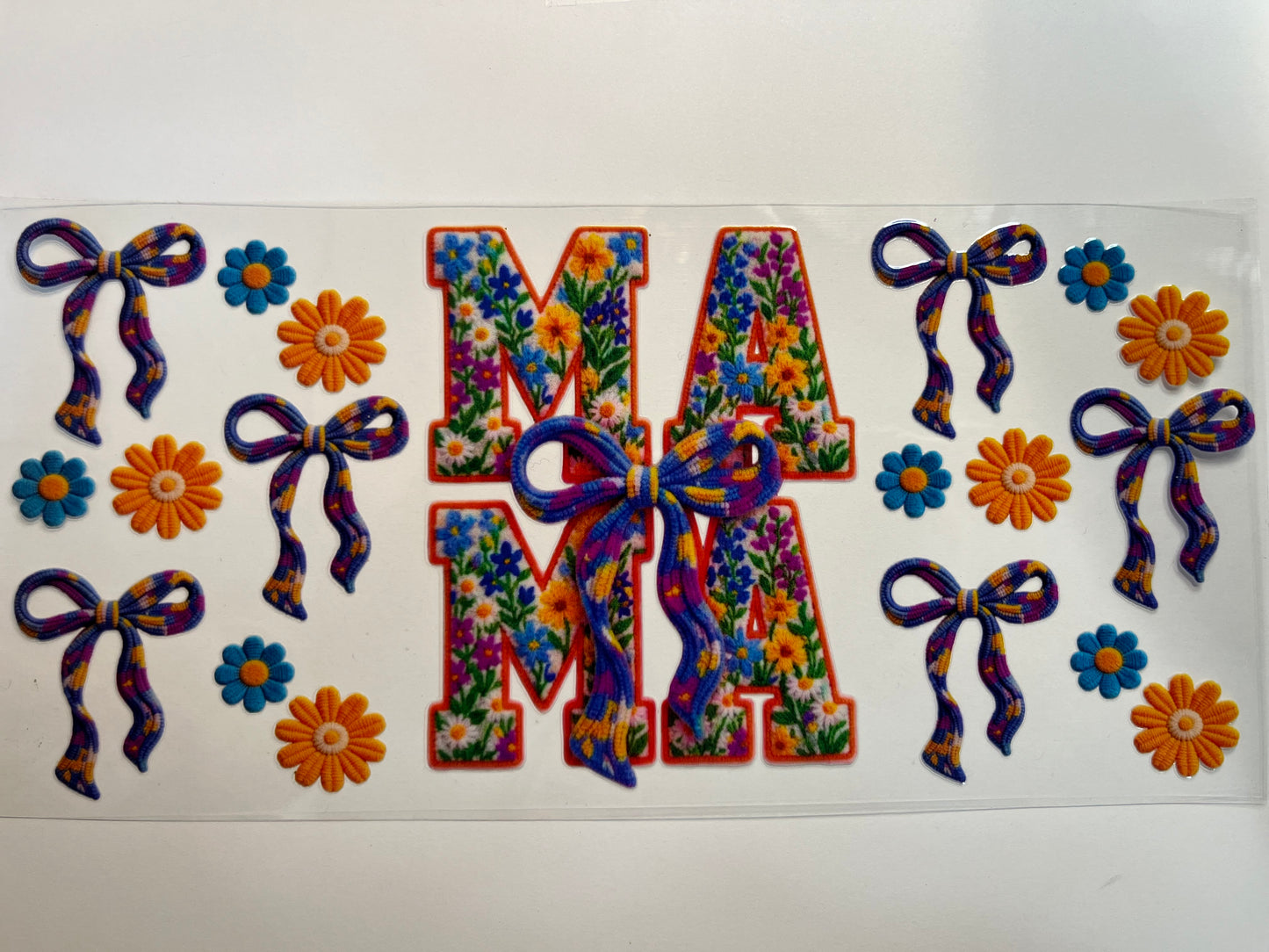 Colorful Mama with Bows & Flowers