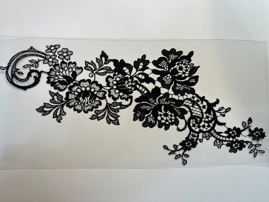 Black Lace Flowers