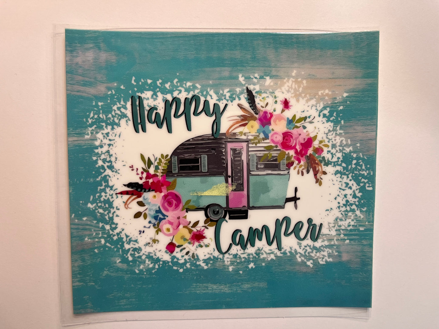 Happy Camper Small Decal