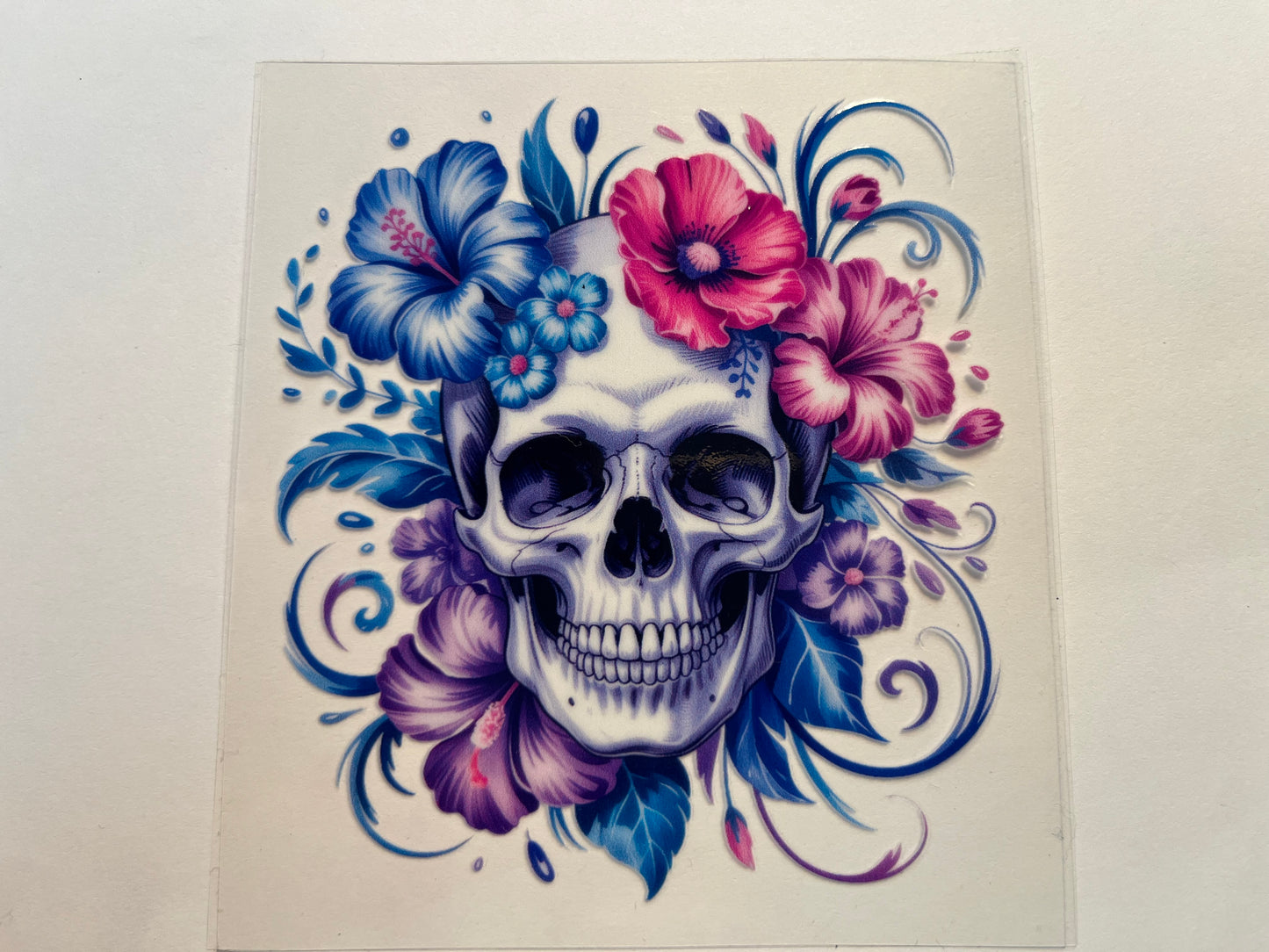 Skull with Flowers