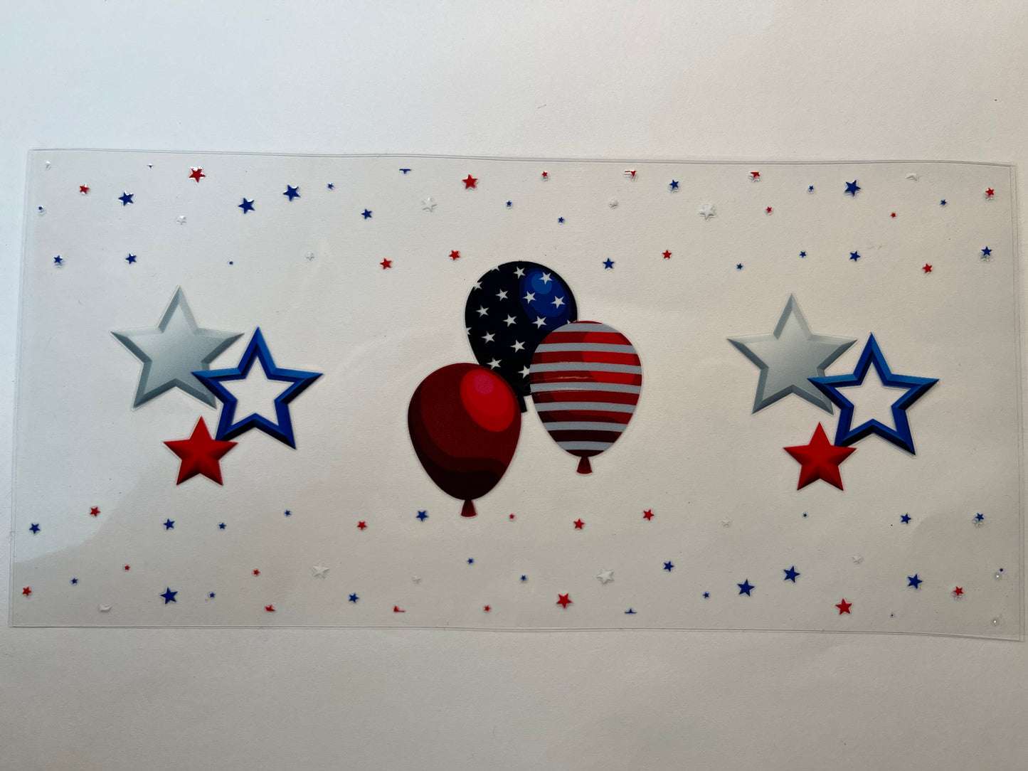 Red White Blue Balloons & Stars