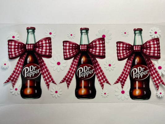 Dr Pepper with Flowers and Bows