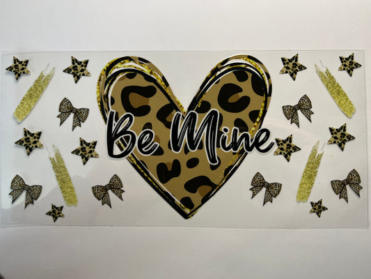 Be Mine Cheetah Leopard Heart
