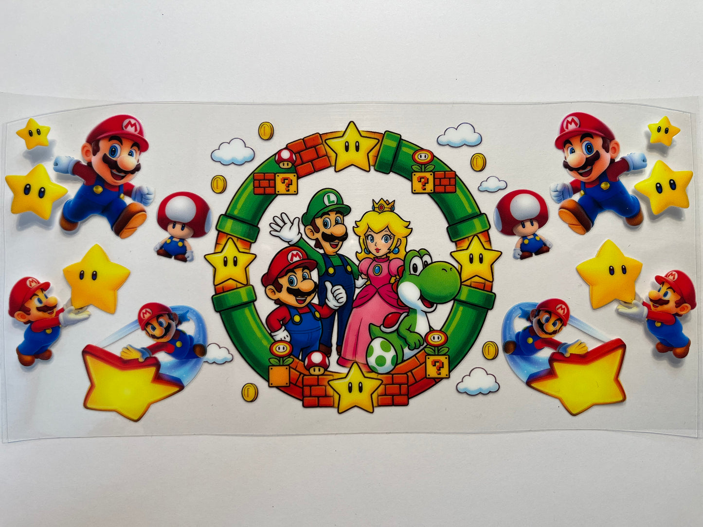 Mario, Luigi, Princess Peach & Yoshi