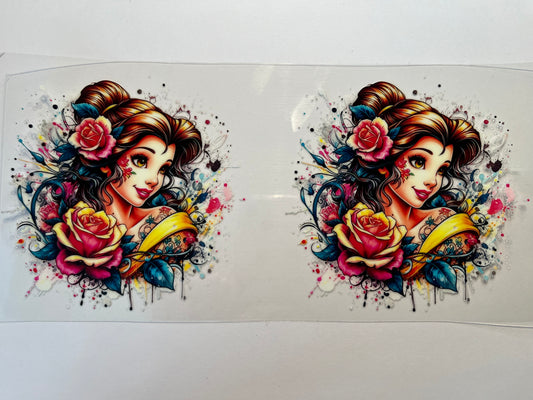 Beauty & The Beast Belle Tattoo